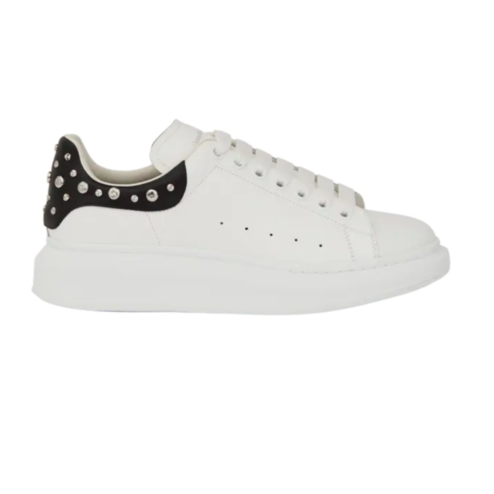 Alexander McQueen Studded White Sneakers Size 46